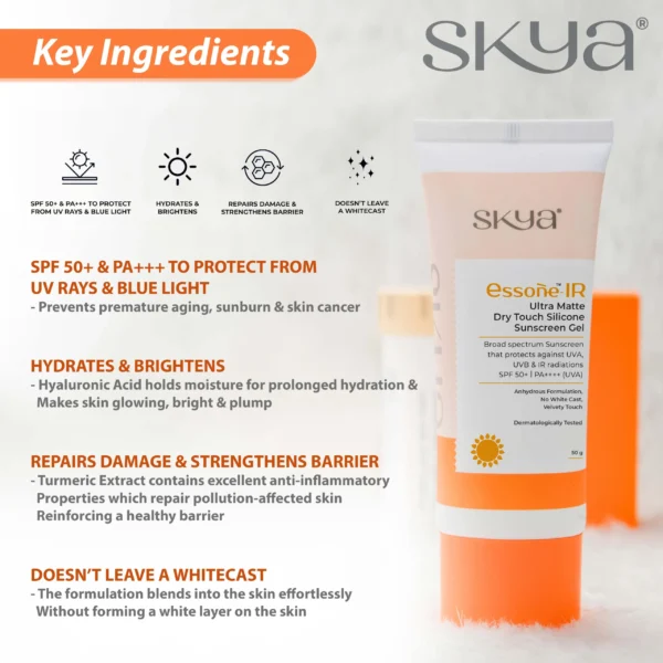SKYA ESSONE ULTRA MATTE DRY TOUCH SILICONE SUNSCREEN GEL - Image 4
